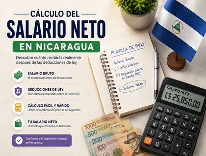 Cálculo del salario neto en Nicaragua