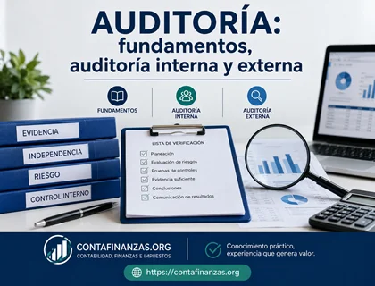 Auditoría: fundamentos, auditoría interna y externa