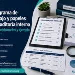 Programa de trabajo y papeles de auditoría interna: cómo elaborarlos y ejemplo