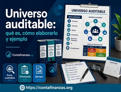 Universo auditable: qué es, cómo elaborarlo y ejemplo